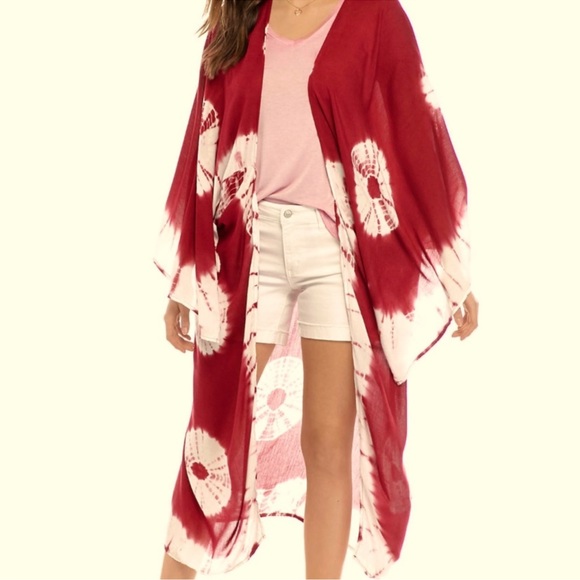 True Craft Sweaters - TRUE CRAFT Tie Dye Ruana